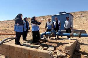 ارزیابی سلامت آب شرب کوار در بازدید مشترک کارشناسان بهداشت محیط و اداره آبفا